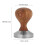 Practical 51mm Rosewood Coffee Tamper Espresso Flat Press Hammer 4