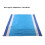 Waterproof Foldable Picnic Mat 200x210cm Oversized Blue/White Stripes 2