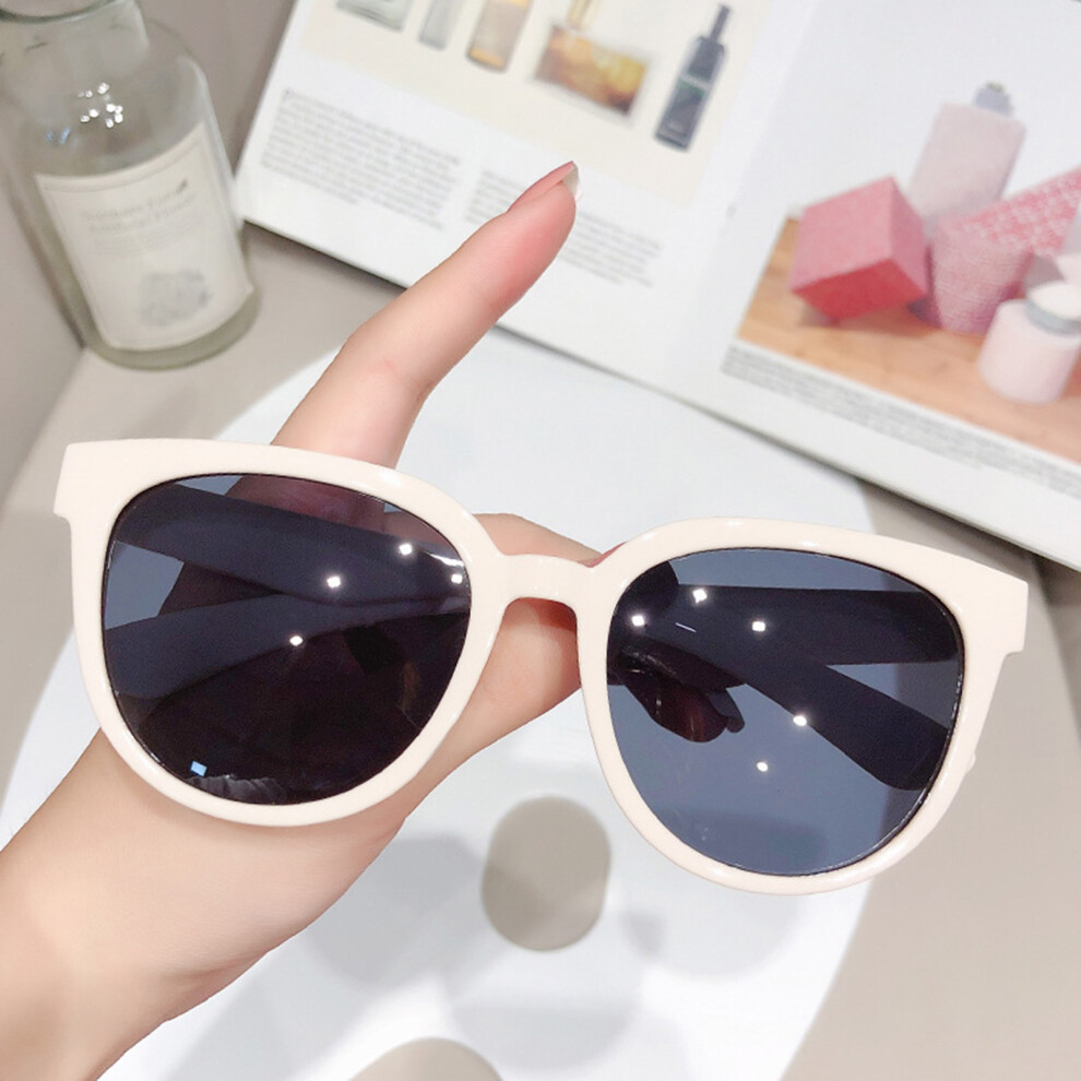 Roc-Electron (Beige Frame Black And Gray Pieces) Uv400 Outdoor Sunglasses For Men & Women