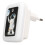 Φορτιστής τοίχου USB με νυχτερινό φως LED - Πρίζα EU, 5V2.4A 5