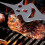 Πιρούνι ψησίματος BBQ από ανοξείδωτο ατσάλι 6 σε 1 350x78x1,5 χιλ. με μακριά ξύλινη λαβή 6
