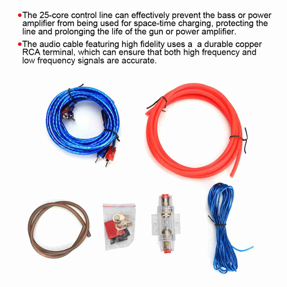 10Ga Power Cable Subwoofer Kit 7293282518513