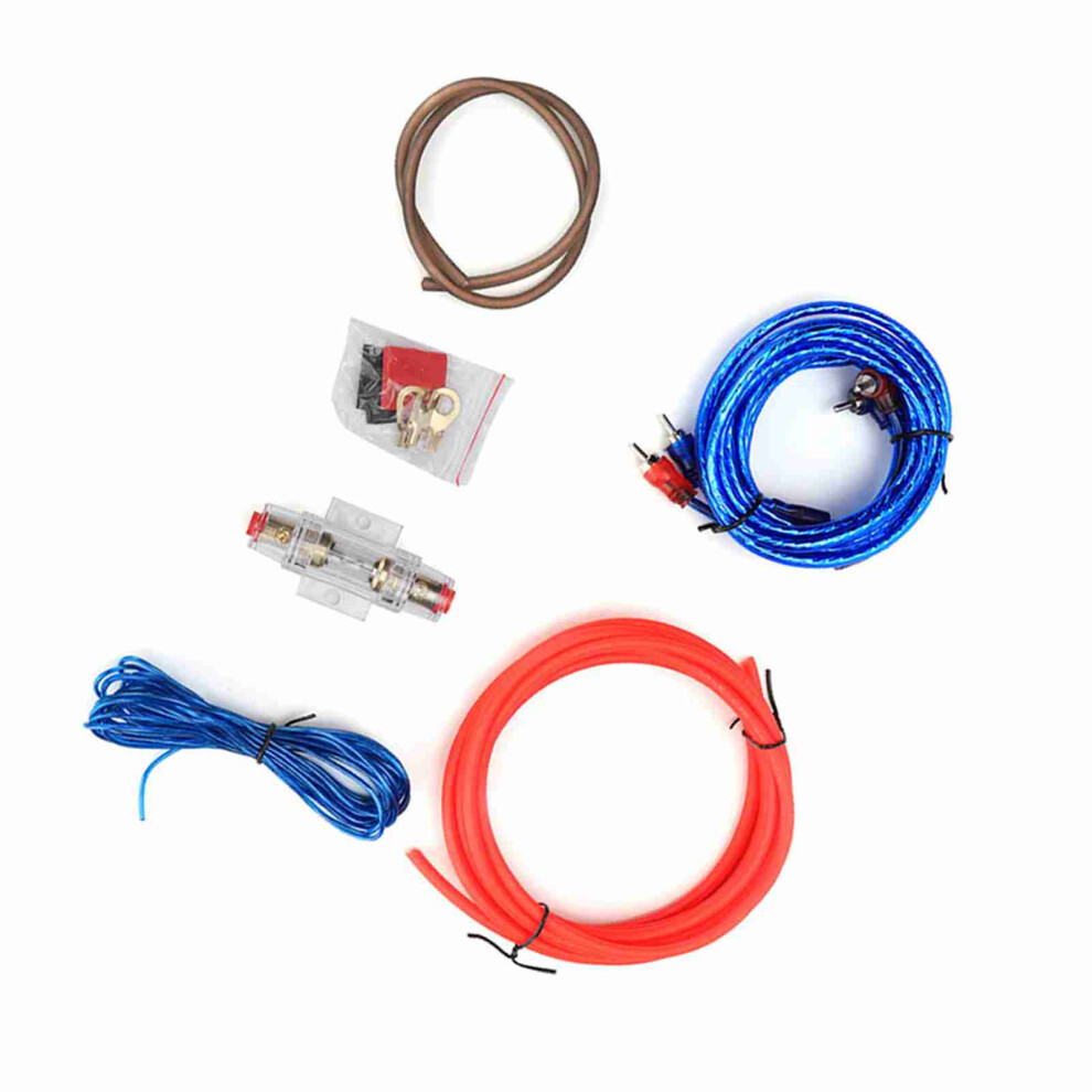 Car 10Ga Power Amplifier Subwoofer Wiring Kit Zinc Alloy 4.5M 3631393171083