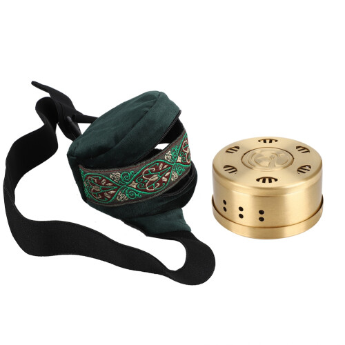 Portable Smokeless Moxibustion Box with Adjustable Temperature, Green 1