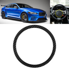 Carbon Fiber Style Steering Wheel Cover for Jaguar XFL/XE/F-PACE