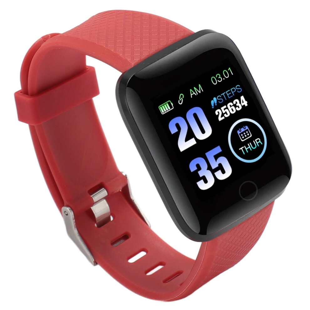 116 Plus Smart Watch 1.3 Inch Tft Ip67 150Mah Red 4221393431318