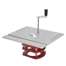 Manual Router Lift System Kit, Aluminum, 240x200mm, Silver