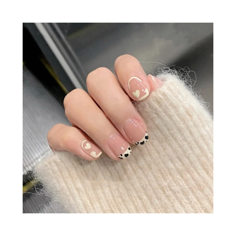 Reach-Tools 24Pcs Leopard Print False Nail Patches
