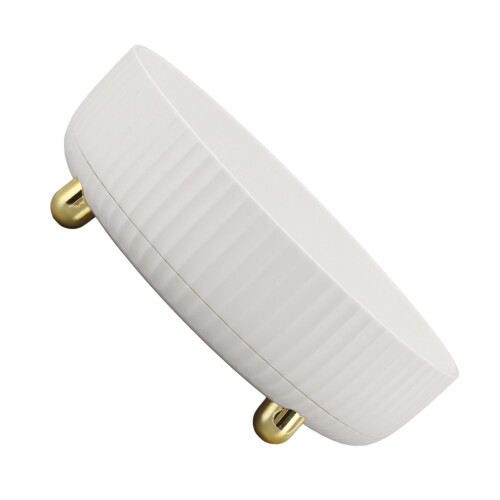 360 Rotating Cosmetic Spice Rack Organizer, Small White 404g