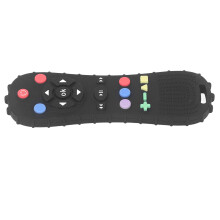 Baby-Control Beißring – Weiches Silikon, 15x5cm, Schwarz