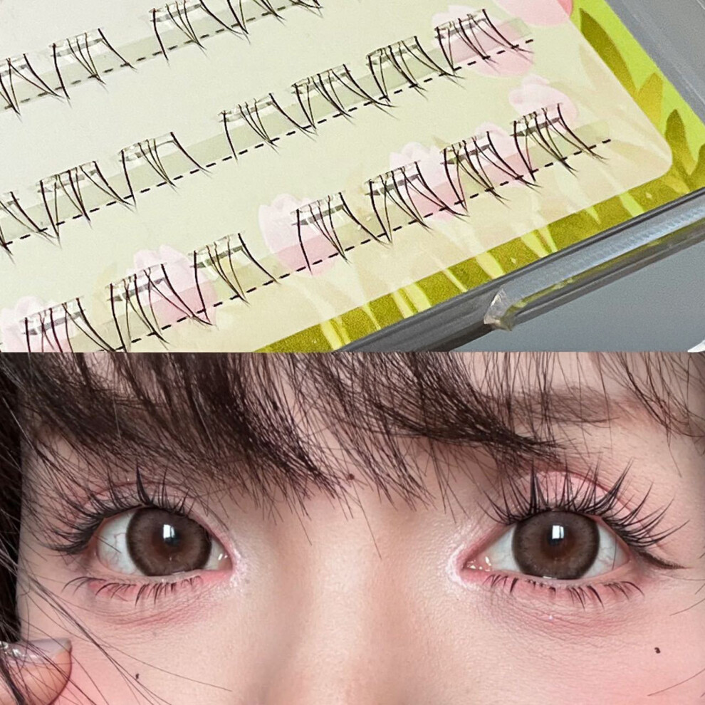 Roc-Electron (Six Rows) Realistic Lower Eyelashes 5-7Mm For Wedding Dance