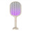 Electric Fly Swatter USB Charging2in1Fly Killer Racket with3Layer Mesh for Home Use White 1