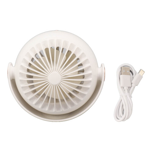 USB-bordventilator, 3 hastigheder, 180 justerbar, lydløs