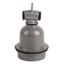 Ceramic and Aluminum Heat Lamp Holder E27 10.4cm