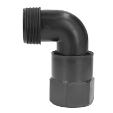 Conector acodado para manguera de jardín con rotación de 360, G2