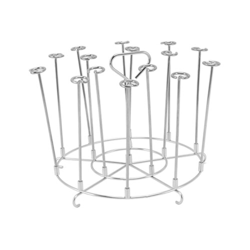 Support à brochettes en acier inoxydable 21 x 16 cm 1