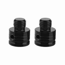 M10*1.25 Motorcycle Mirror Threads Black Replacement Bolts for Rearview Mirrors