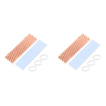 2X UltradüNner KüHlköRper Aus Reinem Kupfer, KüHlköRper, SSD-WäRmeleitpad für M.2 2280 PCI-E NVME SSD, 70 X 20 X 4 mm