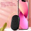 Wireless Bluetooth Remote Control 32.8ft for Phone with Type C Charging Black 9