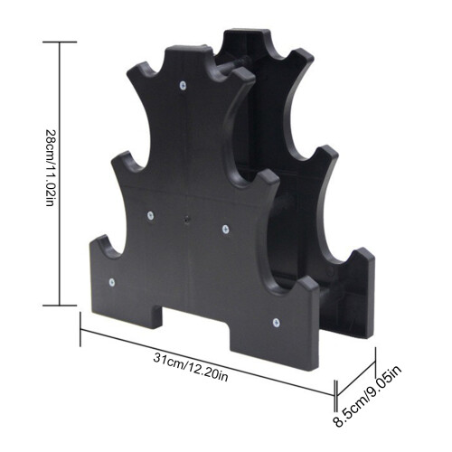 (A) 3-Tier Dumbbell Rack for Home Gym 1