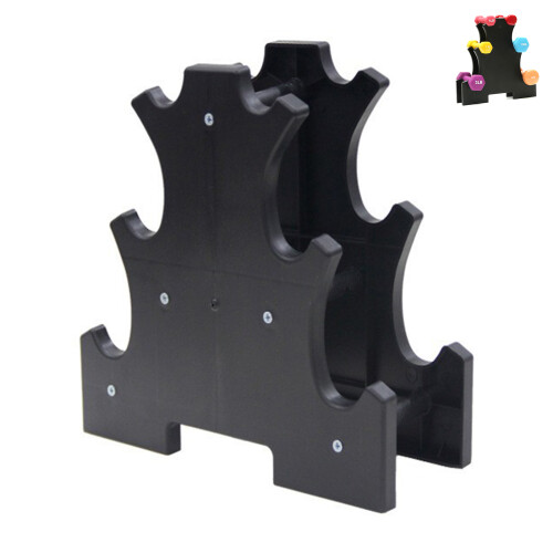 (A) 3-Tier Dumbbell Rack for Home Gym 2