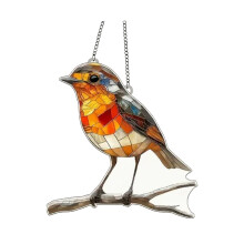 (20times20cm, 7) Colorful Acrylic Bird Ornament - Home & Garden Decor