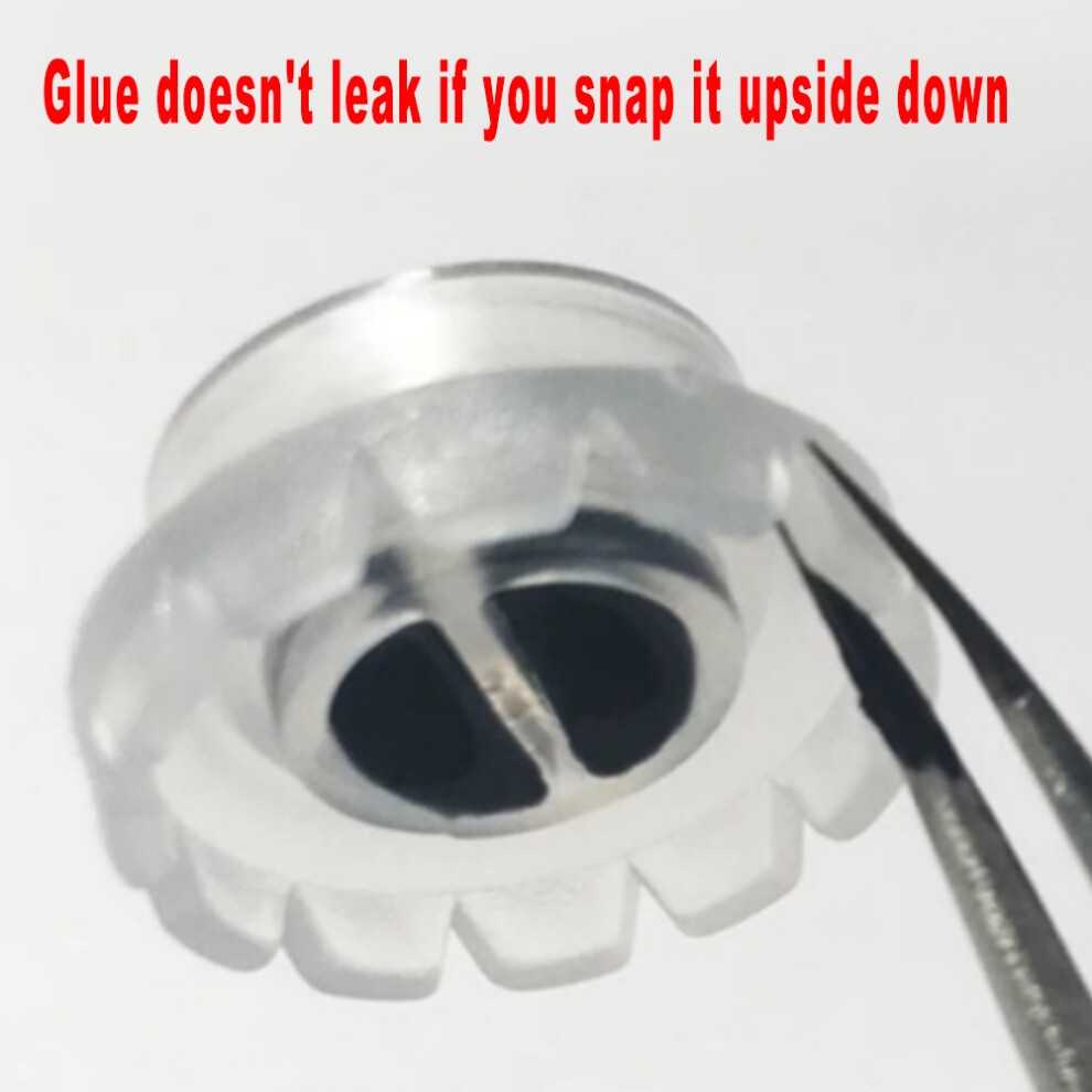 Unisex 100Pcs Eyelash Extension Glue Rings
