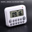Digital LCD Timer Kitchen Countdown Clock 99 Min Alarm Grey 10