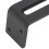 Adjustable Sliding Floor Guide for Barn Door Hardware, Black, 10.5cm 3