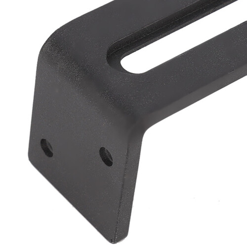 Adjustable Sliding Floor Guide for Barn Door Hardware, Black, 10.5cm 2