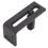 Adjustable Sliding Floor Guide for Barn Door Hardware, Black, 10.5cm 12
