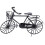 Miniature Metal Bicycle for 1:12 Dollhouse 10