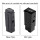 A/C Air Conditioning Push Button Switch Black 12V for 4Runner 1995-97 1