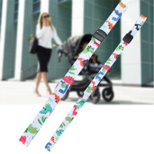 Baby Dinosaur Feeding Bottle Strap 2.5cm Adjustable Tether for Stroller