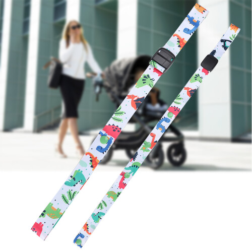 Baby Dinosaur Feeding Bottle Strap 2.5cm Adjustable Tether for Stroller