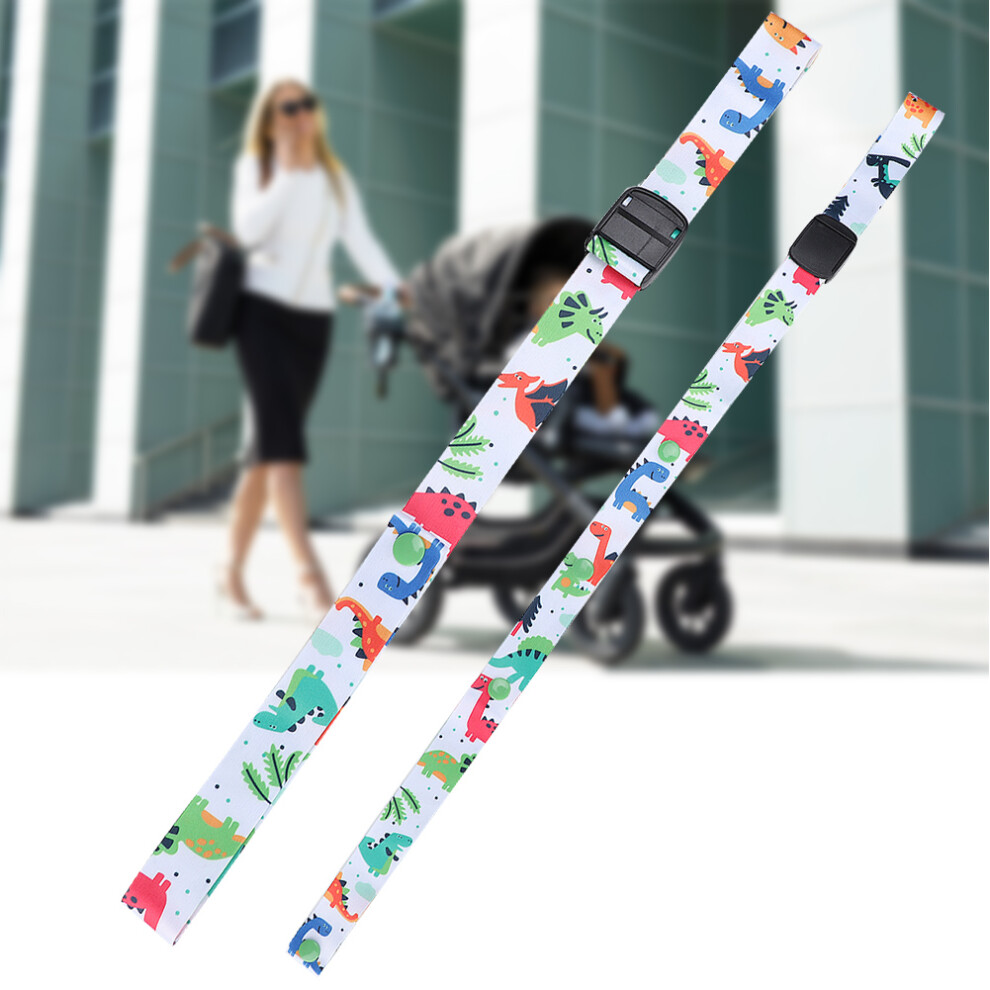 Baby Dinosaur Feeding Bottle Strap 2.5cm Adjustable Tether for Stroller