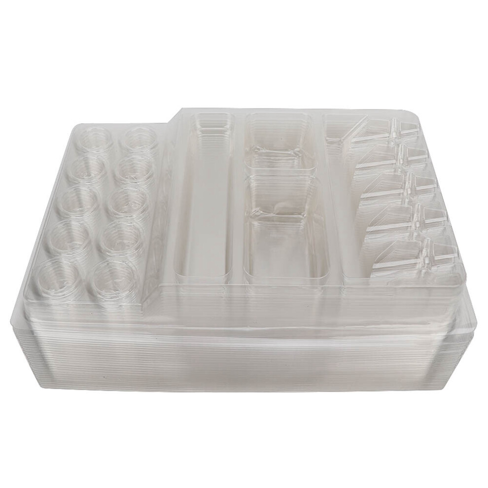 25pcs Disposable Tattoo Ink Pigment Tray Stand, Multi-functional & Sanitary