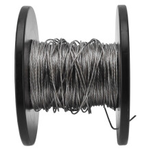 100 meter elektronische afrasteringsdraad, hoogspanningspuls, aluminium-magnesiumlegering, staalkabel