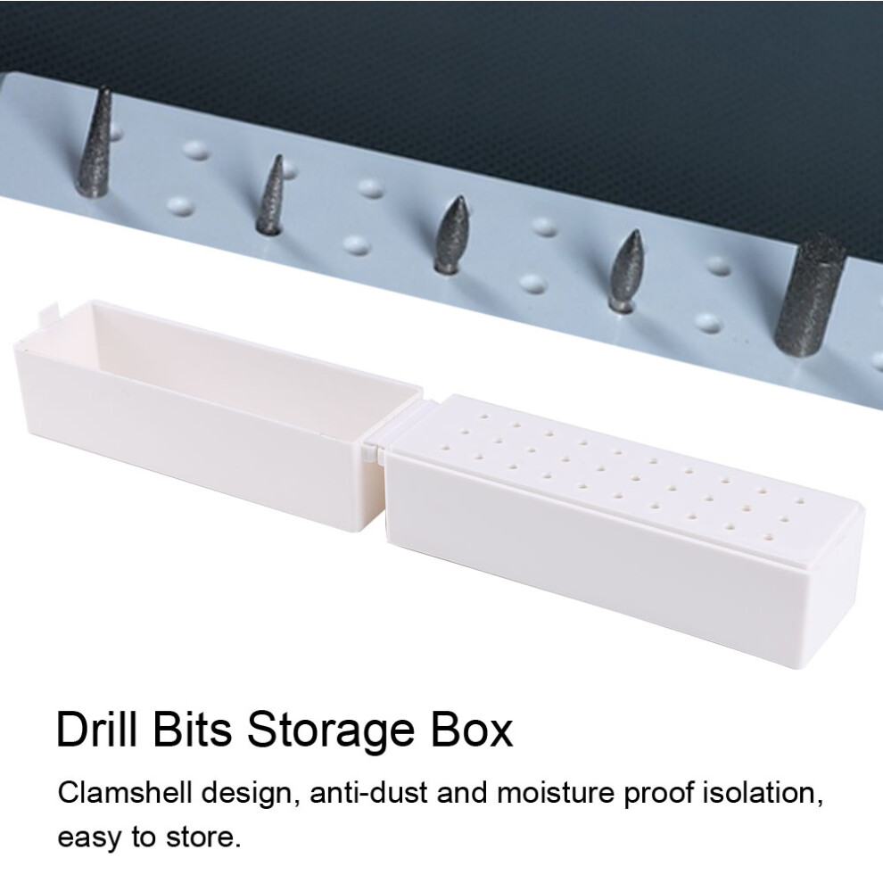 30-Compartment Drill Bit Storage
