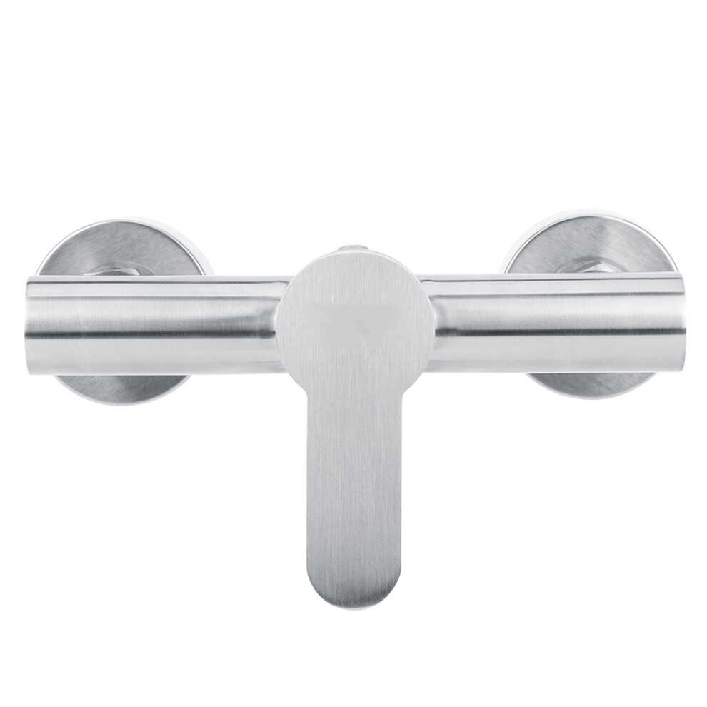 304 Stainless Steel Wall-Mount Shower Faucet G1/2In Hot Cold Water Tap 4651389315054