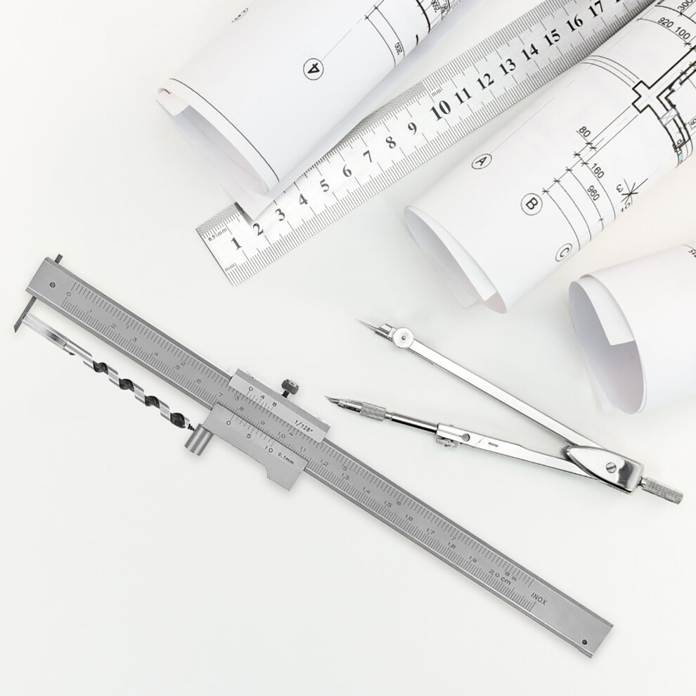 Stainless Steel Parallel Vernier Caliper 0Â200Mm Measuring Tool 7611389315406