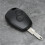 Car 2 Button Key Fob Case Shell Fit for Renault 206 Black ABS Replacement 8