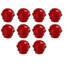 10 Botones Arcade de 30 mm, Sensibles, para Entusiastas de los Videojuegos, Color Rojo.