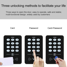 RFID Door Access Control System A1, 1000 Cards, Waterproof Black + Silver