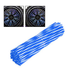 72pcs Motorcycle Wheel Spoke Protectors Wraps, 24cm, Multiple Colors