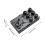 M-VAVE 9-Tone Distortion Pedal 112x68x40SilverGrey 9