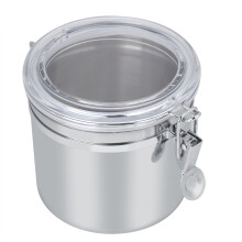Stainless Steel Food Storage Jar 13x11cm, Silver, Leakproof