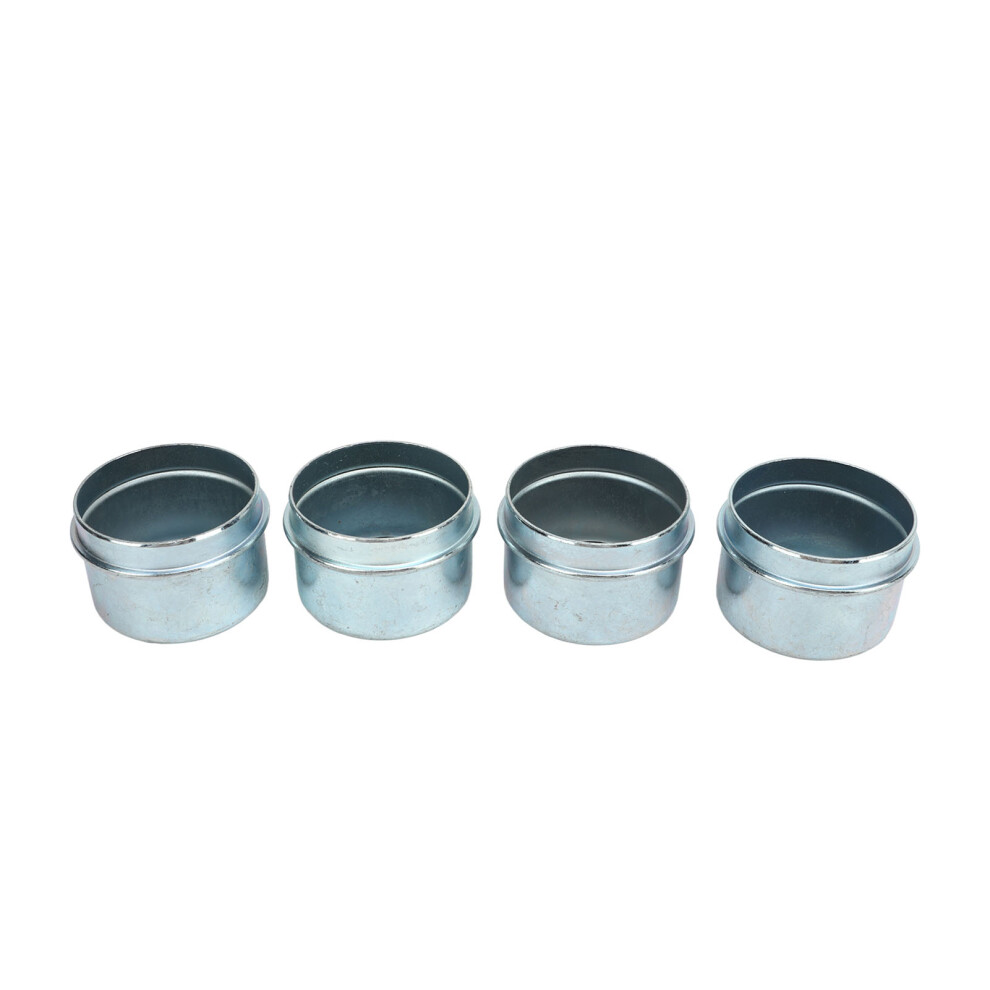 Galvanised 4Pc Trailer Hub Dust Shields 7055741595912
