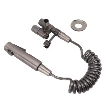 Stainless Steel Handheld Bidet Sprayer Set Grey