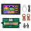 DC7-200V Display Spanning Stroom Vermogen Meter Voltmeter Batterij Capaciteit Tester Bidirectionele Stroom Coulometer 400A 1
